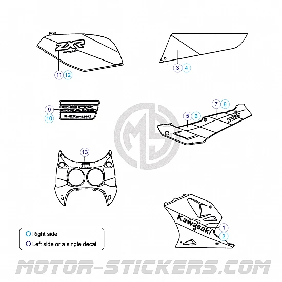 Kawasaki ZXR750 1989