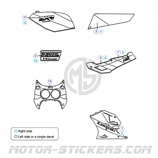 Kawasaki ZXR750 1989
