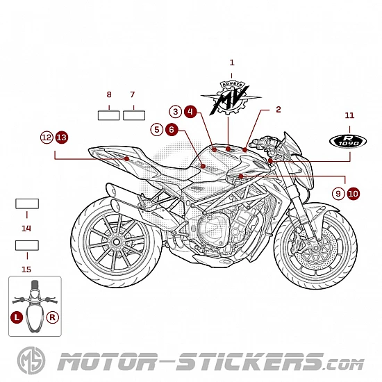 MV Agusta BRUTALE 1090R 2013