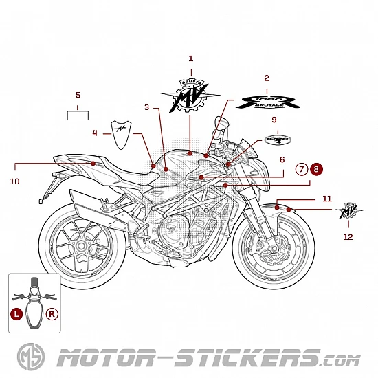 MV Agusta BRUTALE 1090RR 2011