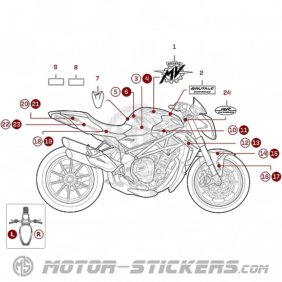 MV Agusta BRUTALE 1090RR 2014