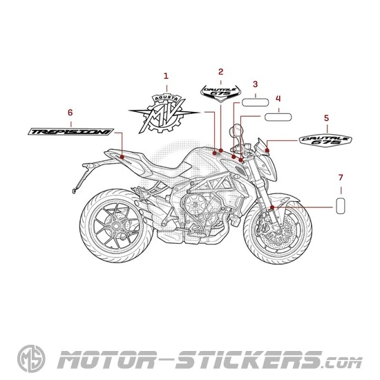 MV Agusta BRUTALE 675 2014