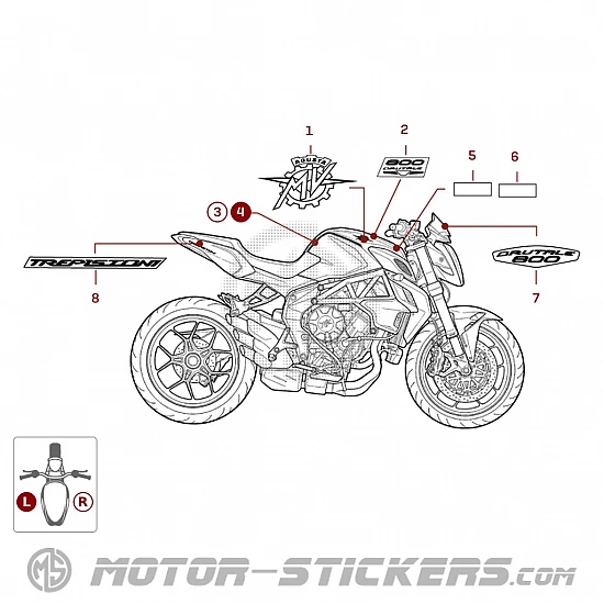 MV Agusta BRUTALE 800 2013