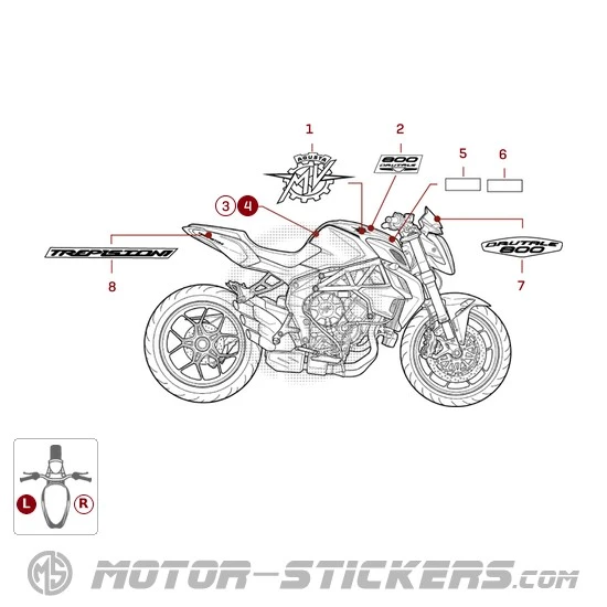 MV Agusta BRUTALE 800 2015