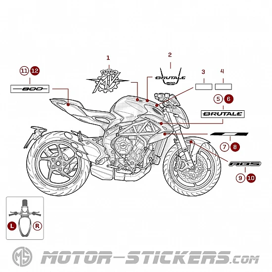 MV Agusta BRUTALE 800 2017