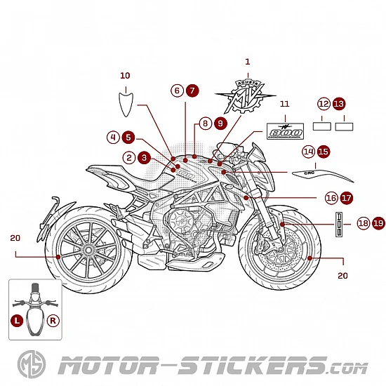 MV Agusta DRAGSTER 800 2014
