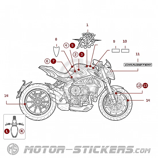MV Agusta DRAGSTER 800 2016