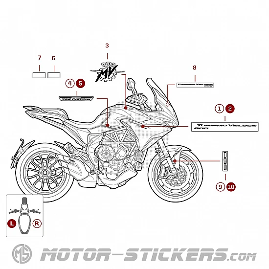 MV Agusta TURISMO VELOCE 800 2017