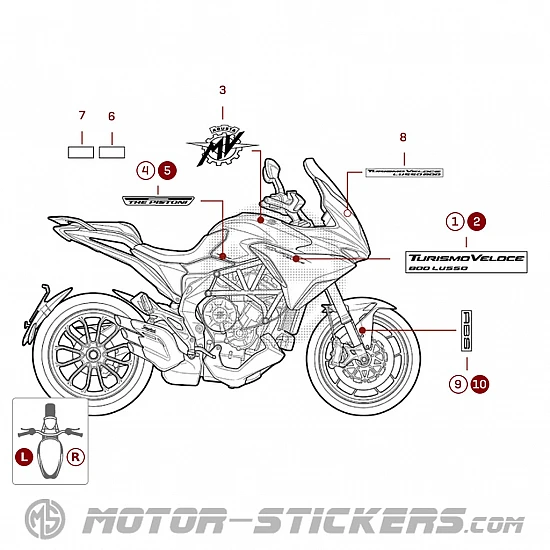 MV Agusta TURISMO VELOCE 800 Lusso 2017