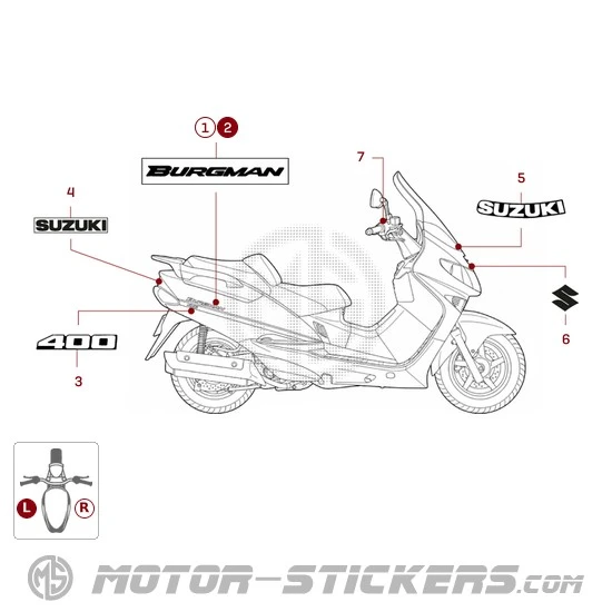 Suzuki AN400 BURGMAN 1999