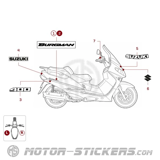 Suzuki AN400 BURGMAN 1999