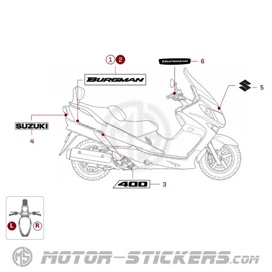 Suzuki AN400 BURGMAN 2003