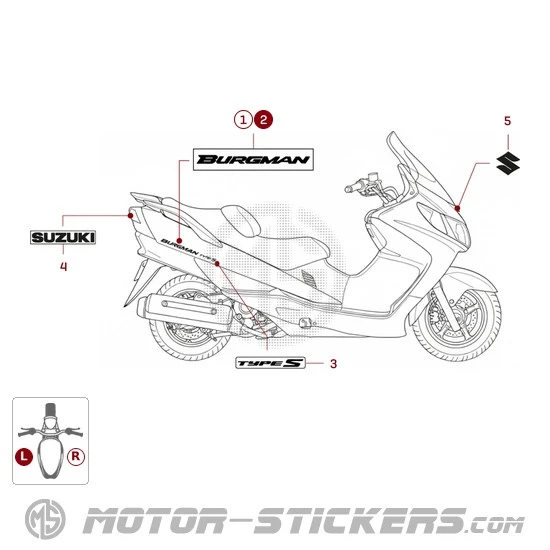 Suzuki AN400 BURGMAN Type S 2005