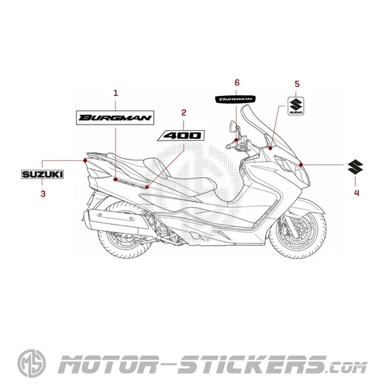 Suzuki AN400 BURGMAN 2008