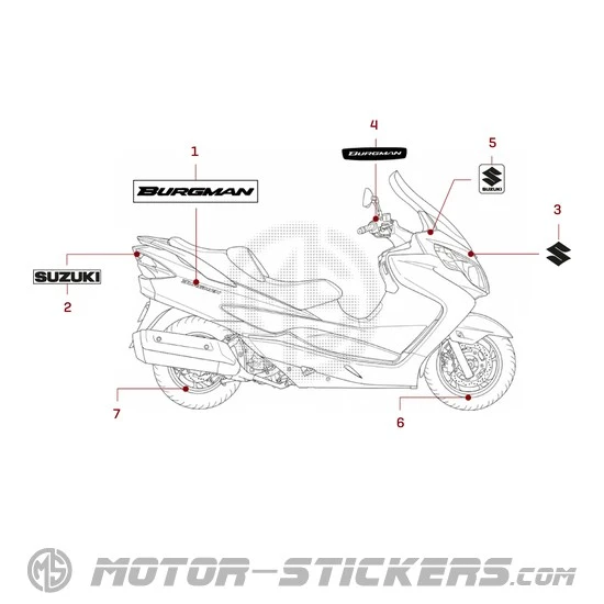 Suzuki AN400 BURGMAN 2014