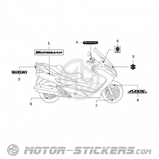 Suzuki AN400 BURGMAN 2016