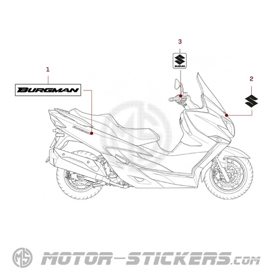 Suzuki AN400 BURGMAN 2018