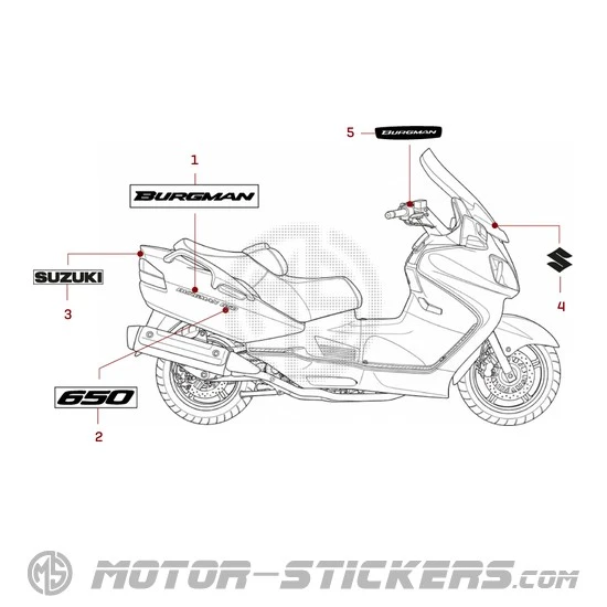 Suzuki AN650 BURGMAN 2009