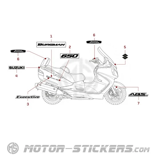 Suzuki AN650 BURGMAN Executive 2009