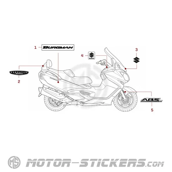 Suzuki AN650 BURGMAN Executive 2016