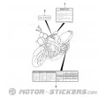 Suzuki GS 500E 2001 - Caution Labels
