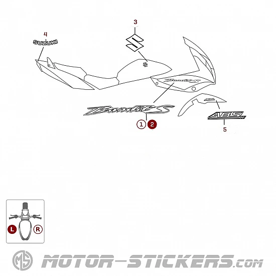 Suzuki GSF 650S Bandit 2011