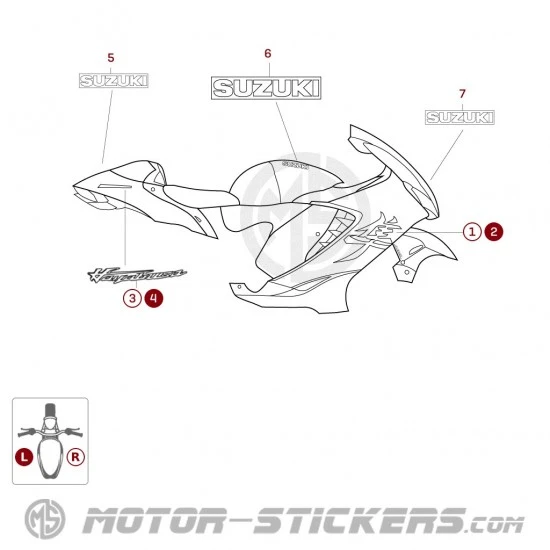 Suzuki GSX 1300R Hayabusa 2023