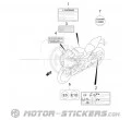 Suzuki GSX R 1000 2020 - Etiquetas de precaución