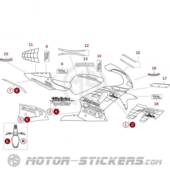Suzuki GSX-R 600 Movistar 2002