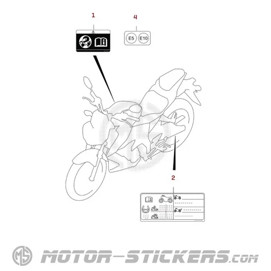 Suzuki GSXS125 2026 - Warnhinweise
