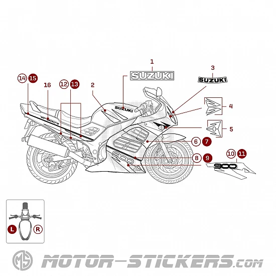 Suzuki RF900R 1996