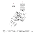 Suzuki RM-Z250 2009 - Caution Labels