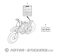 Suzuki RM-Z450 2025 - Warnhinweise