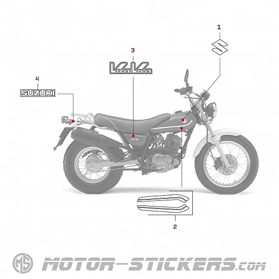 Suzuki RV 125 VANVAN 2008