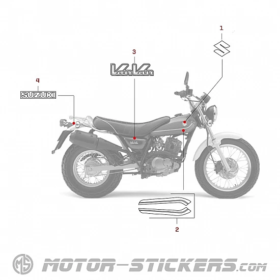 Suzuki RV 125 VANVAN 2008