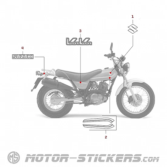 Suzuki RV 125 VANVAN 2008