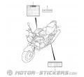 Suzuki SV 1000 2006 - Warnhinweise