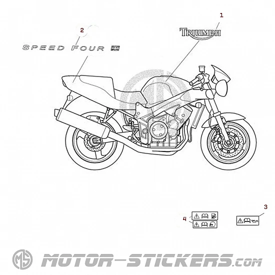 Triumph Speed Four 2002