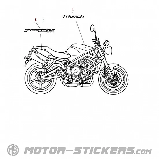 Triumph Street Triple 675 R 2012