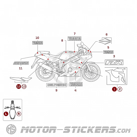 Yamaha FZR600 1991