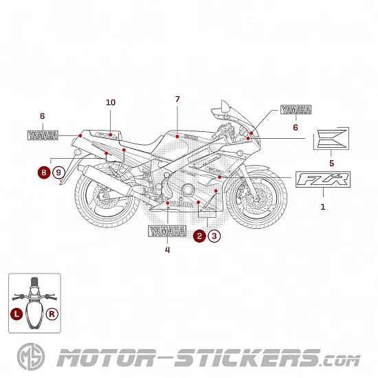 Yamaha FZR600 1993