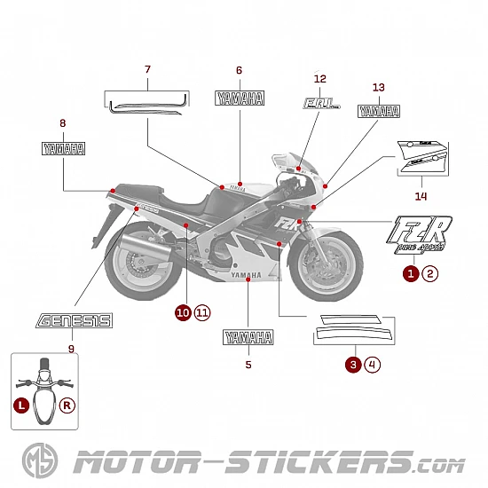 Yamaha FZR 1000 1988