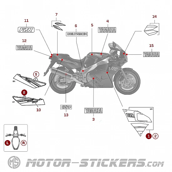 Yamaha FZR 1000 1990