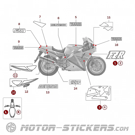 Yamaha FZR 1000 1990