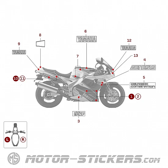 Yamaha FZR 1000 1995