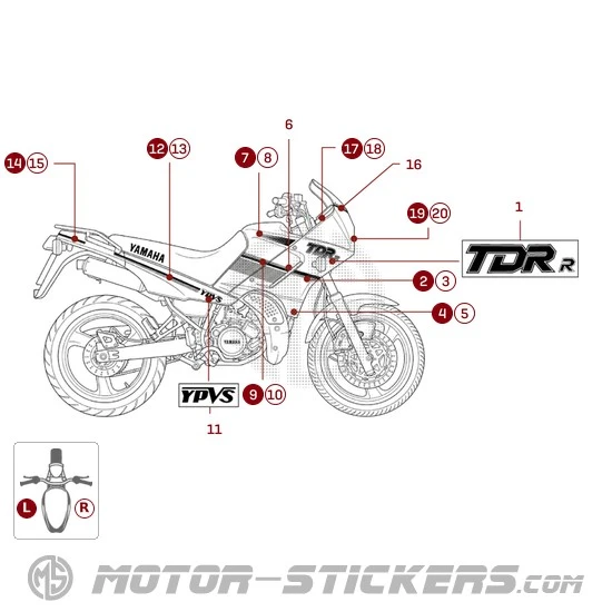 Yamaha TDR125 1992