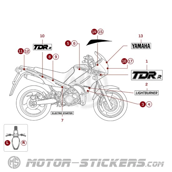 Yamaha TDR125 1992