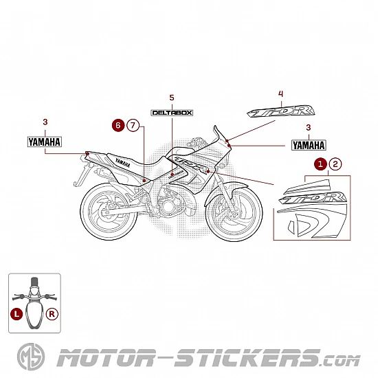 Yamaha TDR125 1997