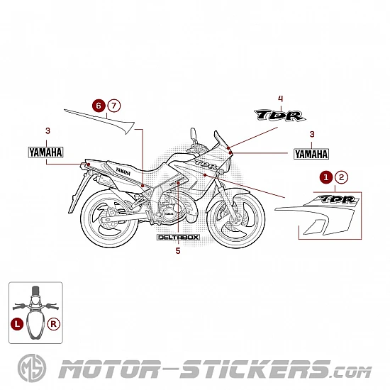 Yamaha TDR125 1999