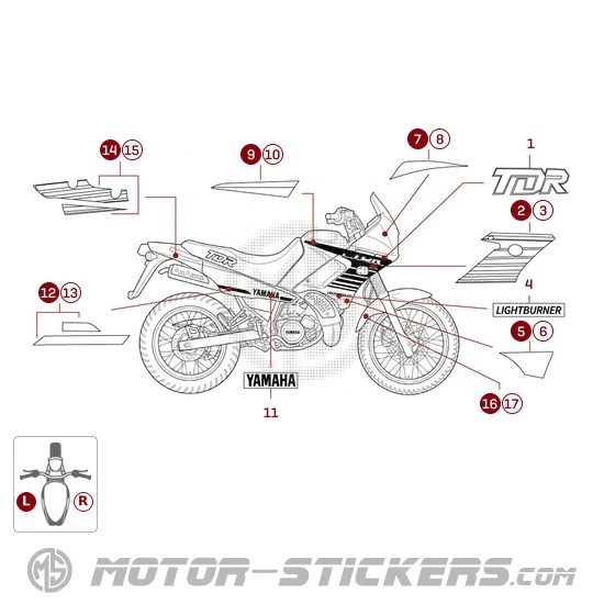 Yamaha TDR 125 1991